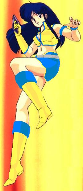 Blue jumping into action!