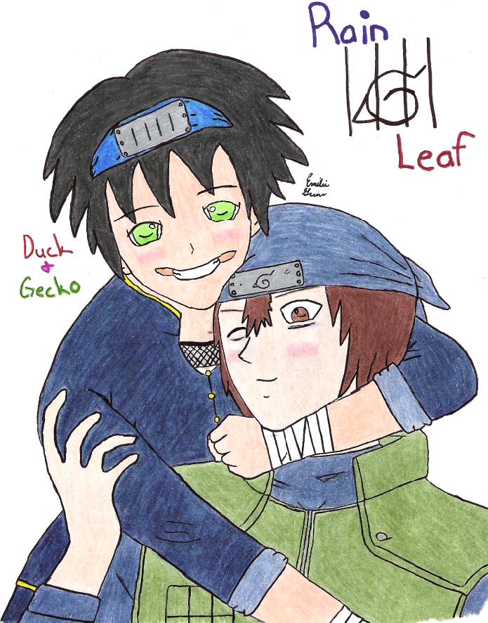 Duck and Gecko - Yusuko and Hayate <3