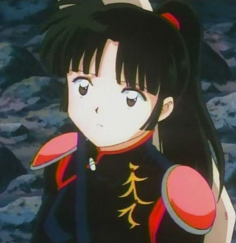 Sango looking sad about... something