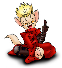 Vash the Stampede - Love & Peace Kitty!